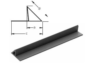 Dreikantleiste hohl L=2,5m