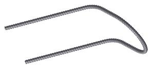 Schlaufenanker 15 mm, roh