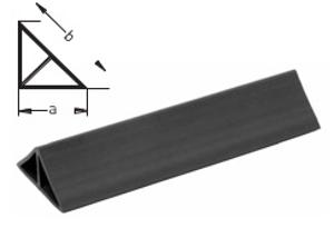 Dreikantleiste hohl L=2,5m, mit Steg