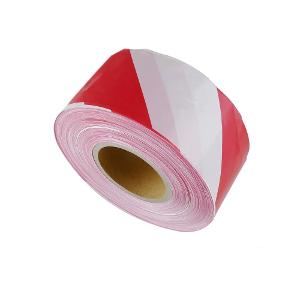 Absperrband 8cm rot/weiß
